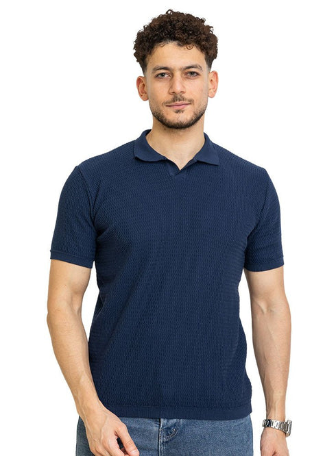 Medieval Blue F - Z - Polo Neck Pullover - Khotwh
