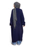 Medieval Blue knitted - Long Cardigan - Khotwh