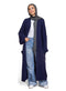 Medieval Blue knitted - Long Cardigan - Khotwh