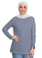 Medieval Blue Lines Long Sleeve - Khotwh