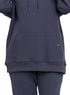 Medieval Blue Over Size Hoodie - Khotwh