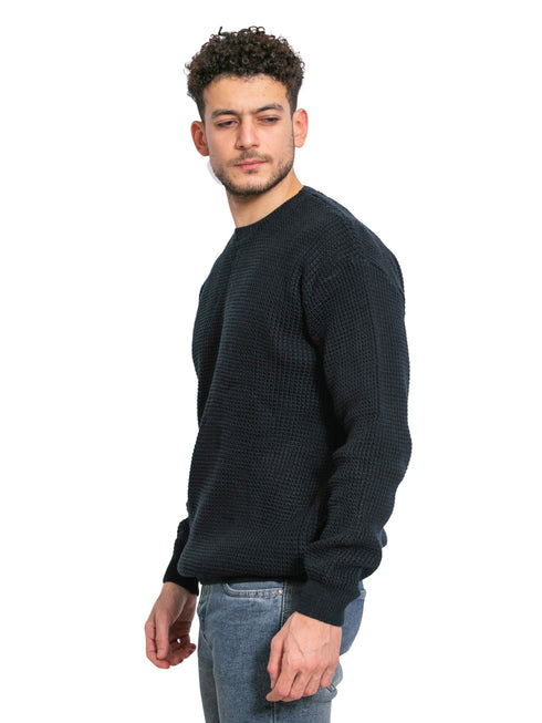Medieval Blue Plus Size Pullover - Khotwh