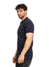 Medieval Blue Printed Polo Design 5 - Khotwh