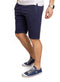 Medieval Blue Zipper Melton Short - Khotwh