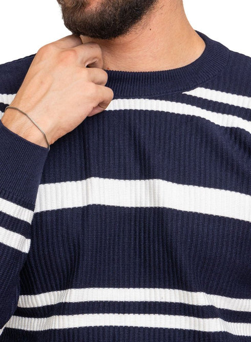 Medival Blue - Design p2207 PF - Round Pullover - Khotwh