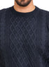 Medival Blue - Design p2232 PF - Round Pullover - Khotwh