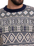 Medival Blue - Design p2241 PF - Round Pullover - Khotwh