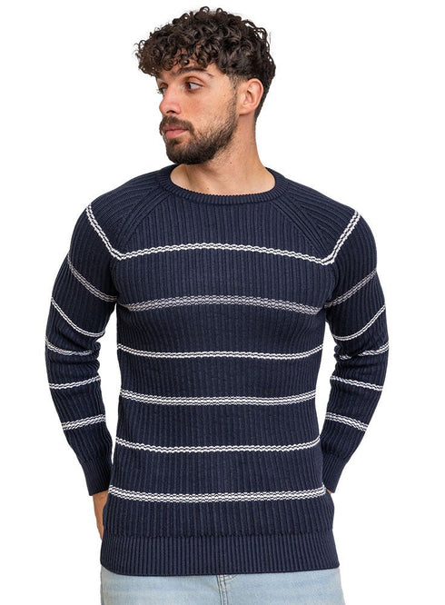 Medival Blue - Design176 Br - Round Pullover - Khotwh