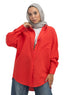 Melon Pocket Over Size Linen Shirt - Khotwh