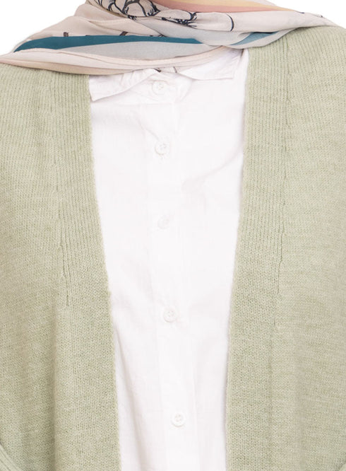 Mint Basic Pocket Cardigan - Khotwh