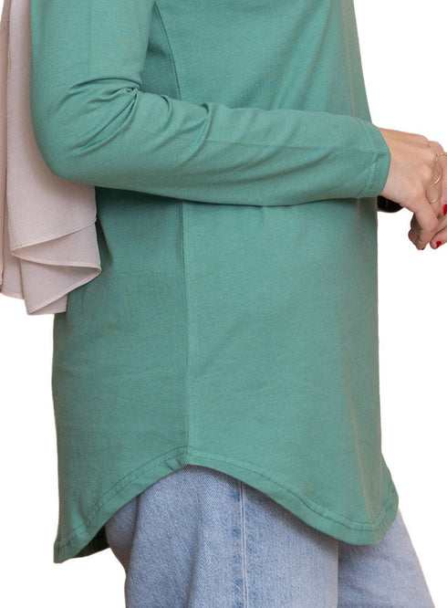 Mint Cur.Long - Sleeve - Khotwh