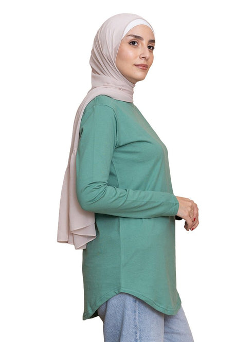 Mint Cur.Long - Sleeve - Khotwh