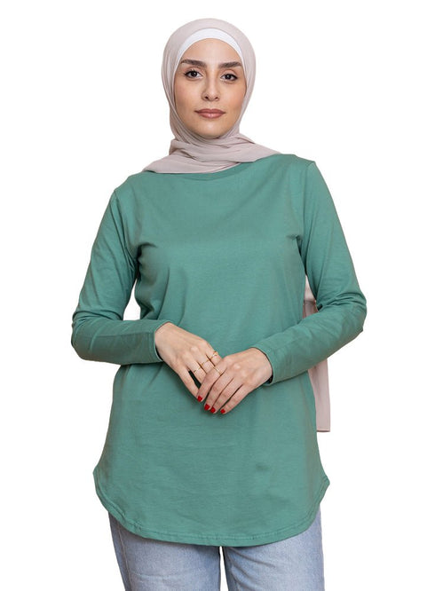 Mint Cur.Long - Sleeve - Khotwh