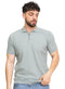 Mint Design 01011Knit Polo Neck Zipper - T-Shirt - Khotwh