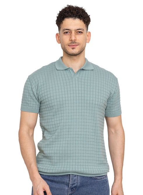 Mint Design 15 - F - Polo Neck T-Shirt - Khotwh