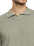 Mint Design 25 - F - Polo Neck T-Shirt - Khotwh