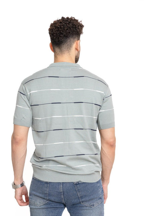 Mint Design 7 - F - Polo Neck T-Shirt - Khotwh