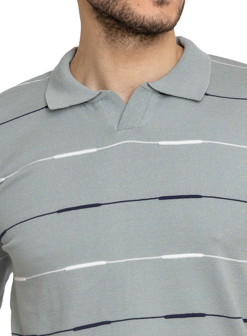 Mint Design 7 - F - Polo Neck T-Shirt - Khotwh