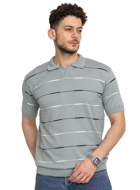 Mint Design 7 - F - Polo Neck T-Shirt - Khotwh