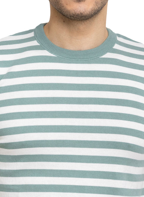 Mint F - S.Knit Round T-shirt - Khotwh