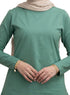 Mint Green Cur.Long - Sleeve - Khotwh