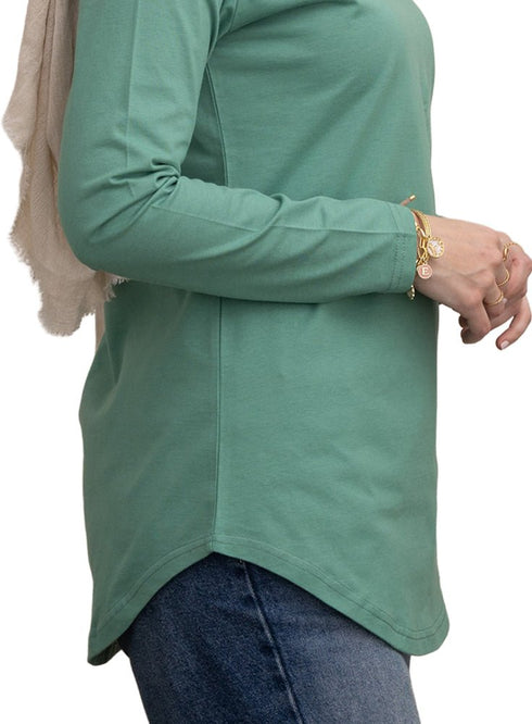 Mint Green Cur.Long - Sleeve - Khotwh