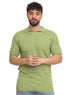 Mint Green Design 1168Knit Polo Neck S - T-Shirt - Khotwh