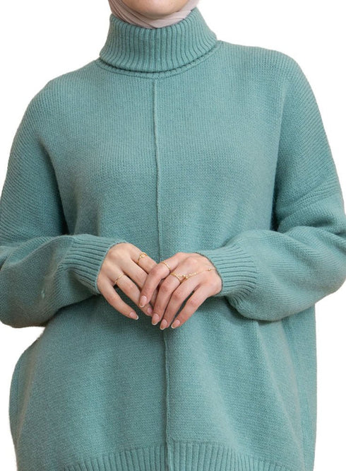 Mint Green Knit Suit - Khotwh