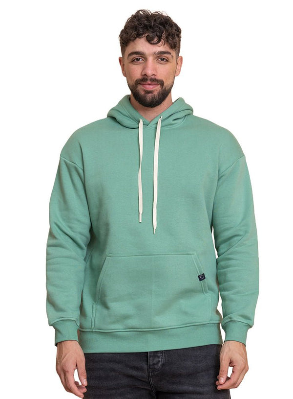 Mint Green Over Size Hoodie - Khotwh