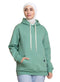 Mint Green Over Size Hoodie - Khotwh