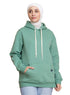 Mint Green Over Size Hoodie - Khotwh