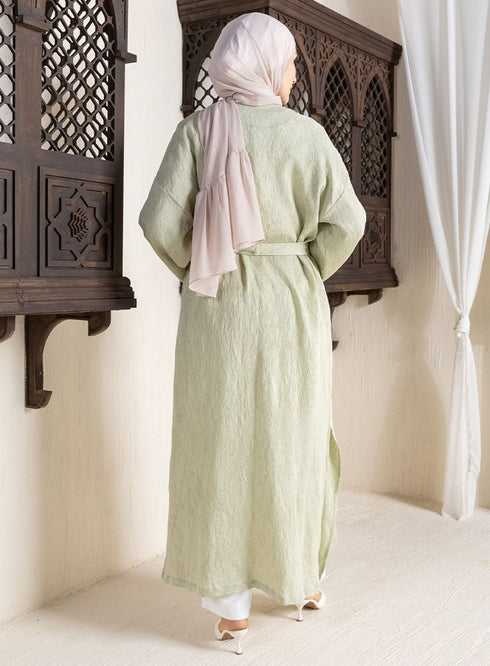 Mint Green RD - Long Cardigan - Khotwh