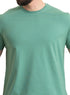 Mint Green Relaxed Round T-Shirt - Khotwh