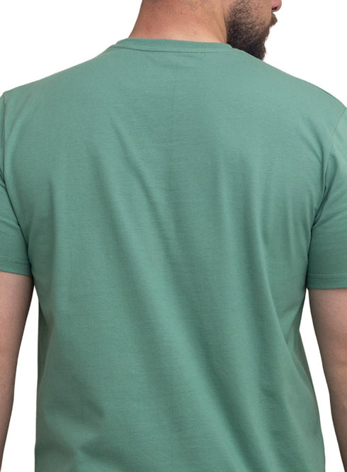 Mint Green Relaxed Round T-Shirt - Khotwh