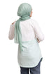 Mint Half Striped Long - Sleeve - Khotwh