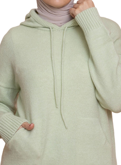 Mint Hoodie Pullover - Khotwh