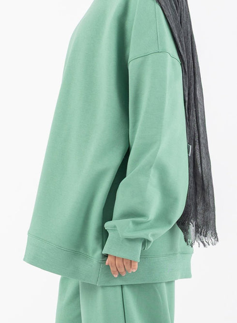 Mint Melton Suit - Khotwh