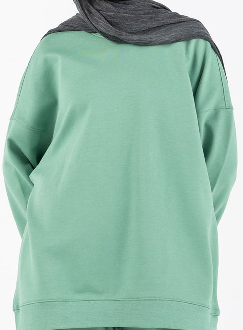 Mint Melton Suit - Khotwh