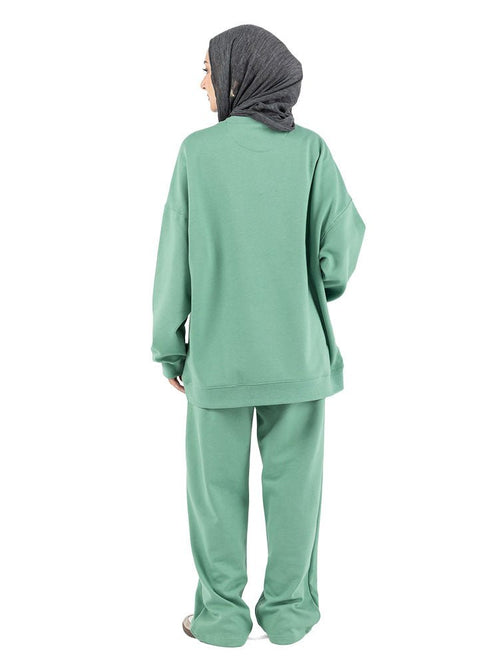 Mint Melton Suit - Khotwh