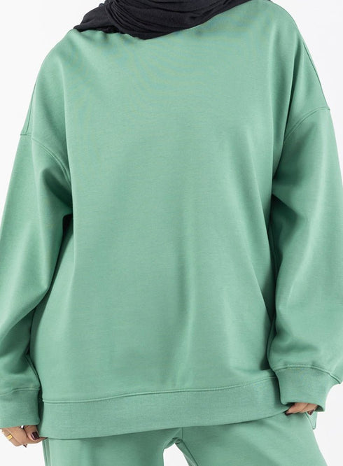 Mint Melton Suit - Khotwh