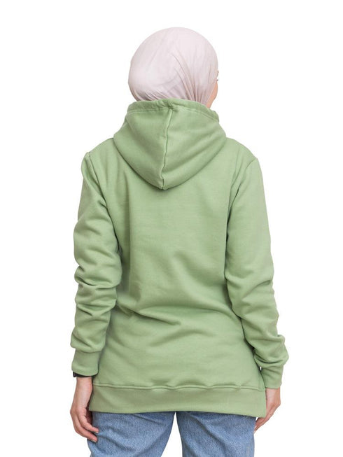 Mint Printed - HoodieV Design 65 - Khotwh