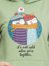 Mint Printed - HoodieV Design 65 - Khotwh