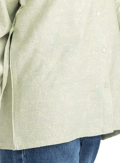 Mint RD- Jacquard Embroidered Shirt - Khotwh