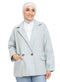 Mint RD - Jacquard Feather Blazer - Khotwh