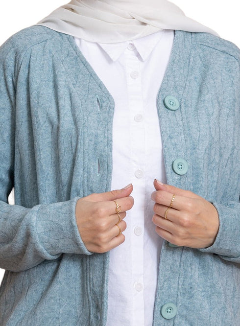 Mint RD - Patterned Sweater - Khotwh