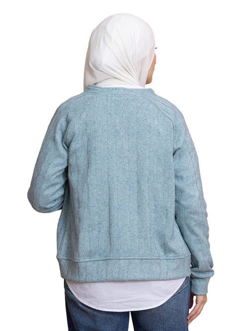 Mint RD - Patterned Sweater - Khotwh