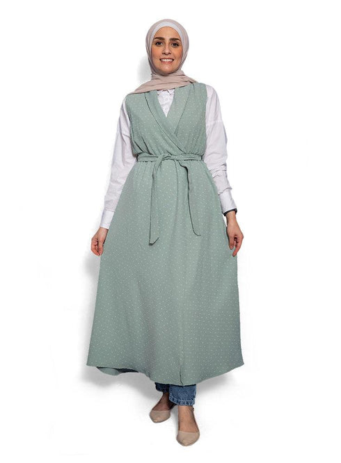 Mint Robe Cut Dress - Khotwh