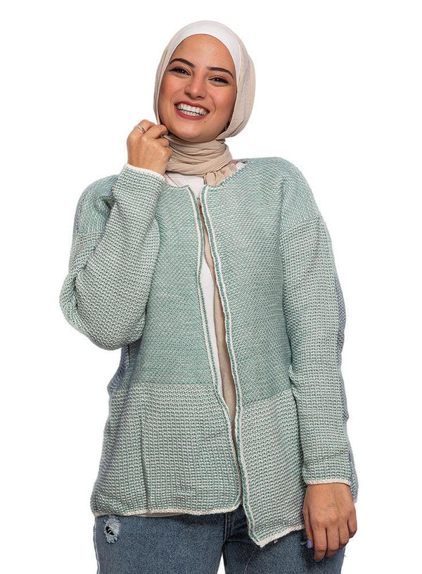 Mint Round Cardigan - Khotwh