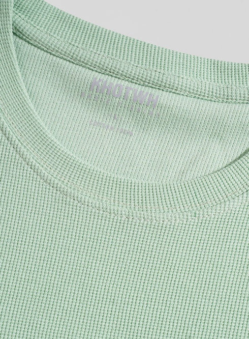Mint Squares Long Sleeve (M) - Khotwh