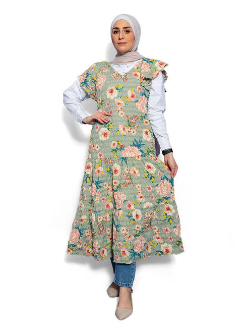 Mint Summer Short Dress - Khotwh